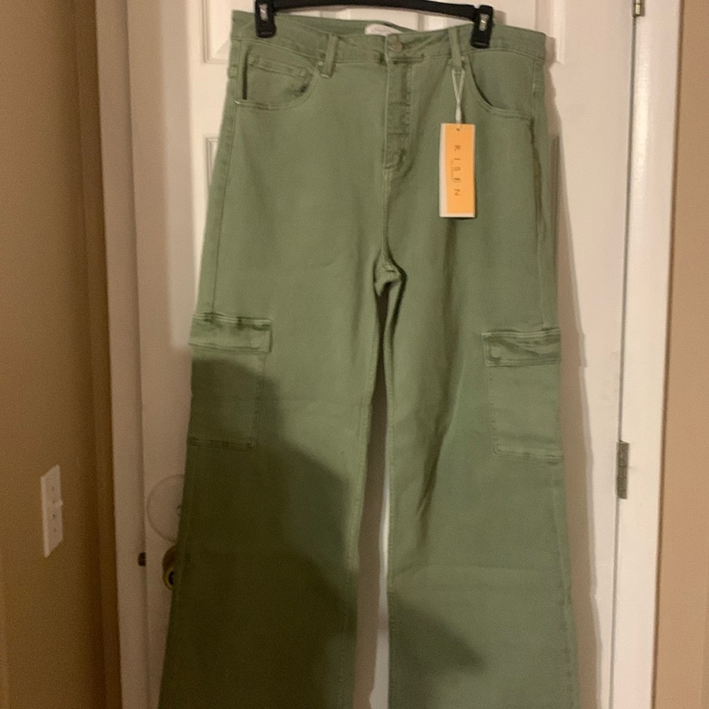 Green risen jeans size 2xl